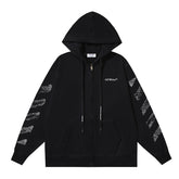Off White Hooded Coat