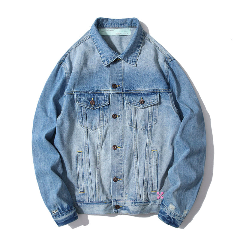 Off White Denim Coats