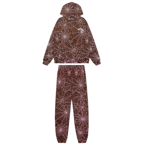 Sp5der Hoodie Pants Suit