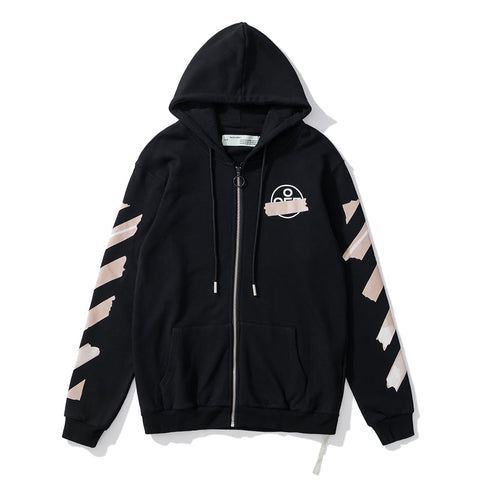 Off White Hooded Coat