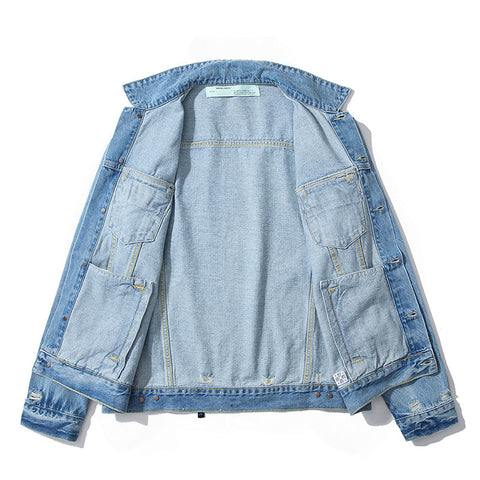 Off White Denim Coats
