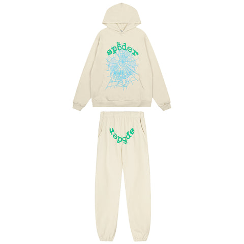 Sp5der Hoodie Pants Suit