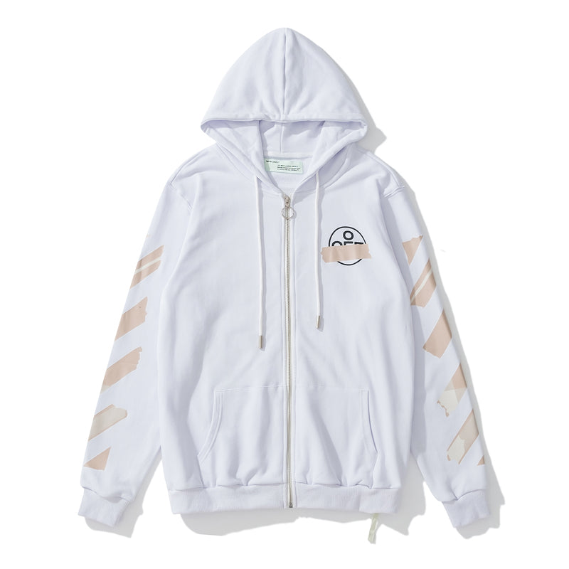 Off White Hooded Coat
