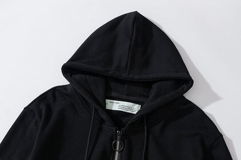 Off White Hooded Coat