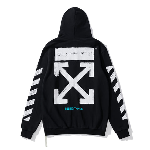 Off White Hooded Coat