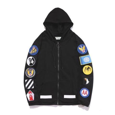 Off White Hooded Coat
