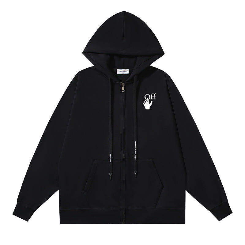Off White Hooded Coat