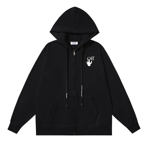 Off White Hooded Coat