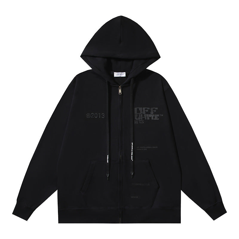 Off White Hooded Coat