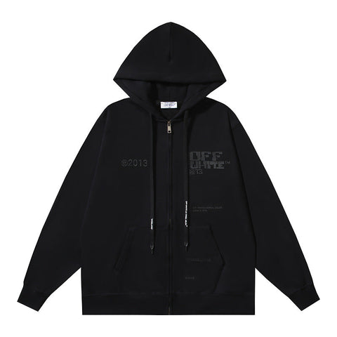 Off White Hooded Coat