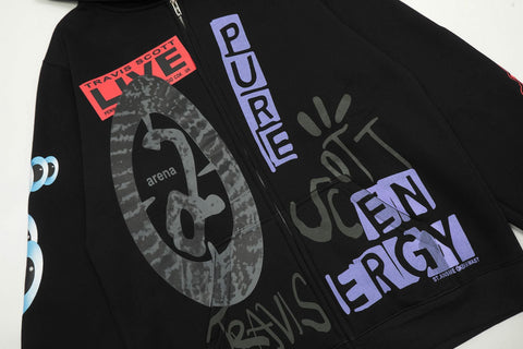 Travis Scott Hooded Coat