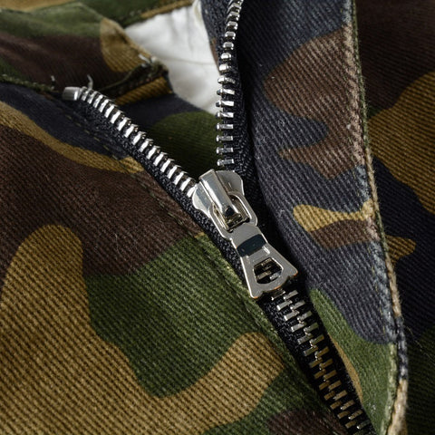 Camouflage Ripped Jeans