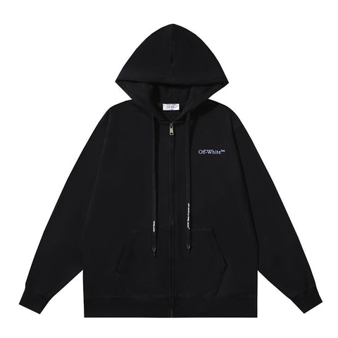 Off White Hooded Coat