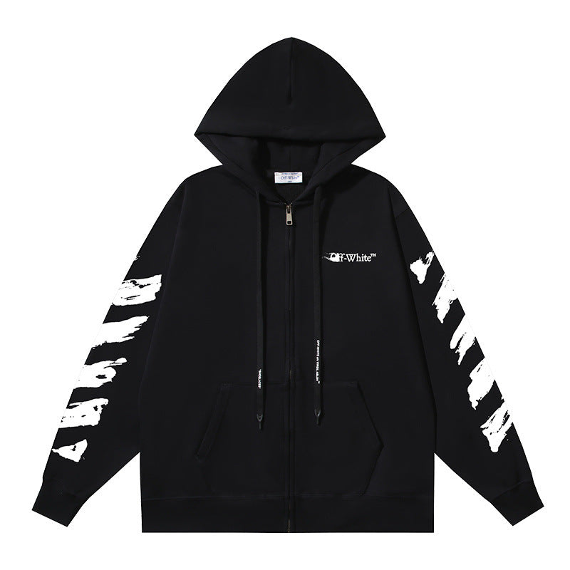 Off White Hooded Coat