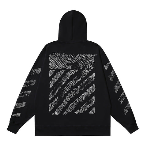 Off White Hooded Coat