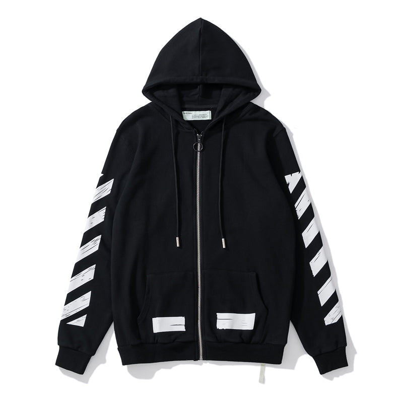 Off White Hooded Coat