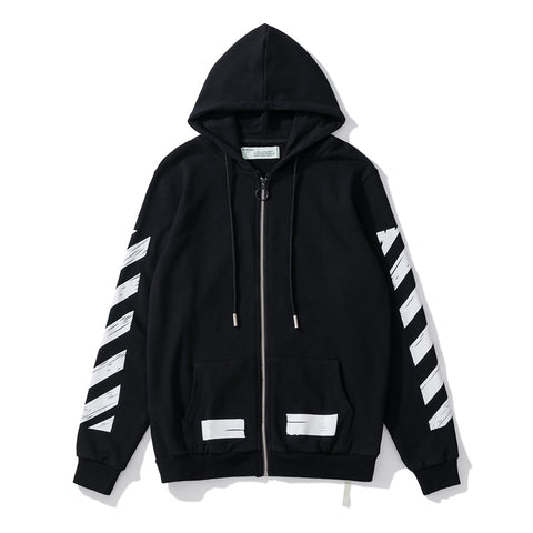 Off White Hooded Coat