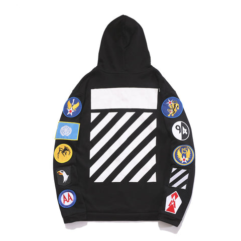 Off White Hooded Coat